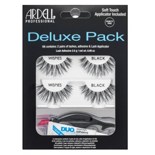 Ardell Deluxe Pack мигли за залепване - комплект Wispies