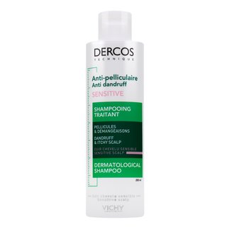 Vichy Dercos Anti-Dadruff Sensitive Advanced Action Shampoo Защитен шампоан За чуствителен скалп 200 ml