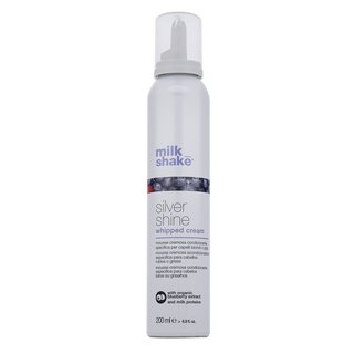 Milk_Shake Silver Shine Whipped Cream Балсам без изплакване за платиново руса и сива коса 200 ml