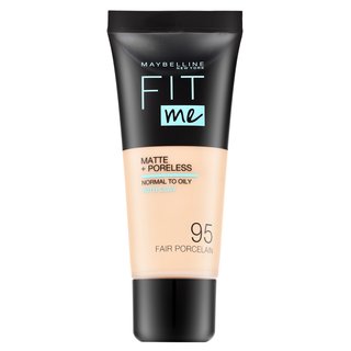 Maybelline Fit Me! Foundation Matte   Poreless течен фон дьо тен с матиращо действие 095 Fair Porcelain 30 ml