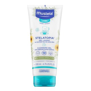 Mustela Bébé Stelatopia подхранващ почистващ гел Cleansing Gel 200 ml