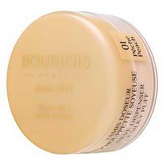 Bourjois Loose Powder пудра за уеднаквена и изсветлена кожа 01 Peach 32 g