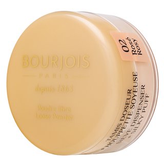 Bourjois Loose Powder пудра за уеднаквена и изсветлена кожа 02 Rosy 32 g