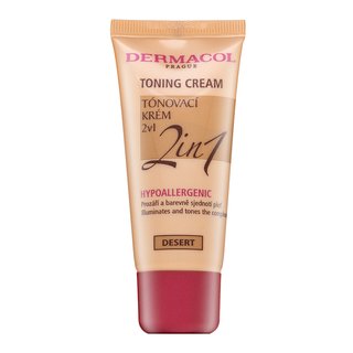 Dermacol Toning Cream 2in1 тонизираща и овлажняваща емулсия за изравняване тена на кожата Desert 30 ml