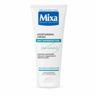 Mixa Moisturizing Cream 2in1 Against Imperfections хидратиращ крем срещу несъвършенства на кожата 50 ml