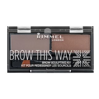 Rimmel London Brow This Way Kit комплект за оформяне на вежди 002
