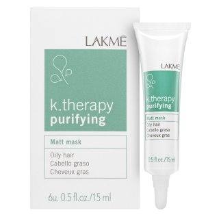 Lakmé K.Therapy Purifying Matt Mask пилингов шампоан За мазна коса 6 x 15 ml