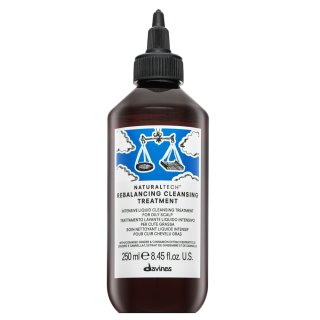 Davines Natural Tech Rebalancing Cleansing Treatment Грижа за косата за бързо омазняваща се коса 250 ml