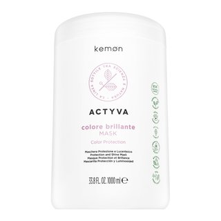 Kemon Actyva Colore Brilliante Mask Защитна маска за боядисана коса 1000 ml