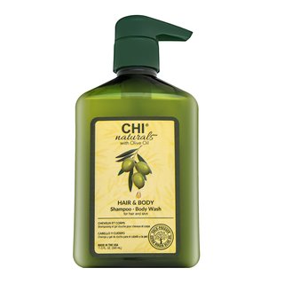 CHI Naturals with Olive Oil Hair & Body Shampoo Шампоан за коса и тяло 340 ml