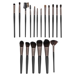 MIMO Makeup Brush Set Black комплект четки 18 Pcs