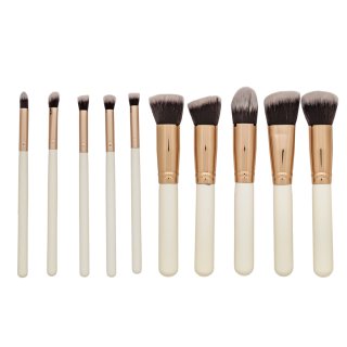 MIMO Makeup Brush Set комплект четки Kabuki White 10 Pcs