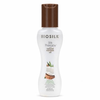 BioSilk Silk Therapy Organic Coconut Oil Leave-In Treatment грижа без изплакване за гладкост и блясък на косата 67 ml