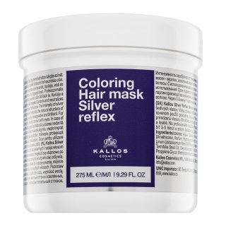 Kallos Silver Reflex Hair Mask Неутрализираща маска за платинено руса и сива коса 275 ml