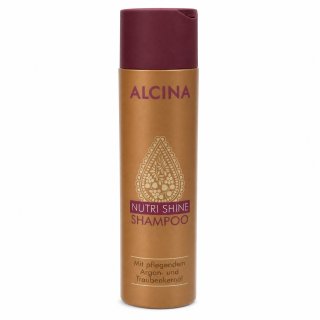Alcina Nutri Shine Shampoo подхранващ шампоан за гладкост и блясък на косата 250 ml