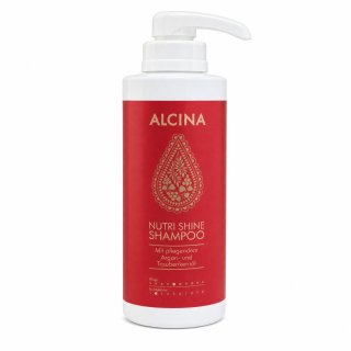 Alcina Nutri Shine Shampoo подхранващ шампоан за гладкост и блясък на косата 500 ml