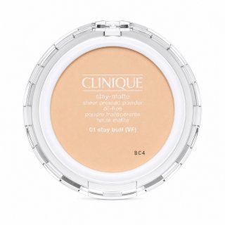 Clinique Stay Matte Sheer Pressed Powder пудра с матиращо действие 01 Stay Buff 7,6 g