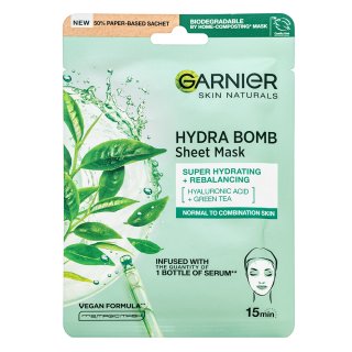 Garnier Skin Naturals Hydra Bomb Sheet Mask почистваща маска Super Hydrating   Rebalancing 28 g
