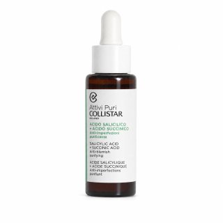 Collistar Attivi Puri серум със салицилова киселина Salicylic Acid   Succinic Acid 30 ml