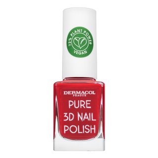 Dermacol Pure 3D Nail Polish лак за нокти 04 Poppy Red 11 ml