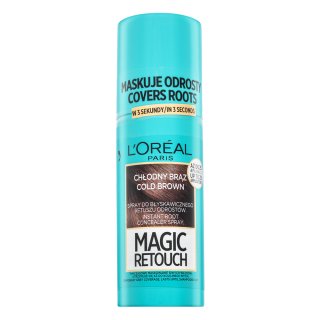 L´Oréal Paris Magic Retouch Spray коректор възстановяващ боядисаната коса Cold Brown 75 ml