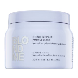 Schwarzkopf Professional BlondMe Bond Repair Purple Mask Неутрализираща маска за руса коса 200 ml