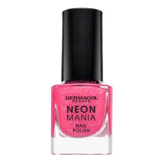 Dermacol Neon Mania Nail Polish лак за нокти 1 Pink Chic 5 ml