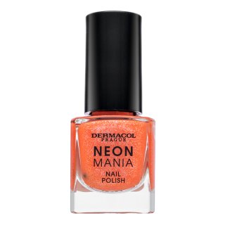 Dermacol Neon Mania Nail Polish лак за нокти 2 Orange Glow 5 ml