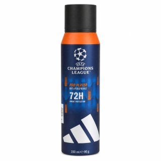 Adidas UEFA Champions League Pro Player 72H деоспрей за мъже 150 ml