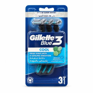 Gillette Blue3 самобръсначки за еднократна употреба Cool 3 pcs
