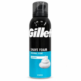 Gillette Sensitive крем за бръснене Shave Foam 200 ml