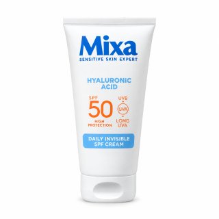 Mixa Защитен крем Hyaluronic Acid Daily Invisible SPF Cream SPF50 50 ml