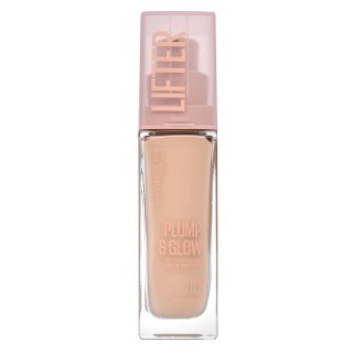 Maybelline Lifter Plump & Glow SPF 15 Foundation течен фон дьо тен за уеднаквена и изсветлена кожа 110 30 ml