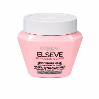L´Oréal Paris Elseve Glycolic Gloss Smoothing Mask Укрепваща маска за гладкост и блясък на косата 300 ml