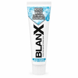 BlanX Nordic White избелваща паста за зъби Toothpaste 75 ml