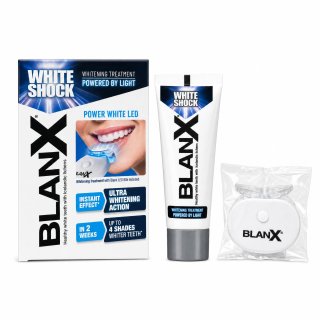 BlanX White Shock комплект за избелване на зъби Power White Treatment + LED 50 ml