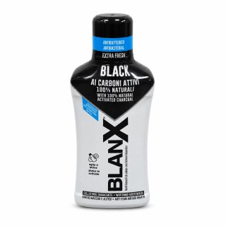 BlanX Black вода за уста Mouthwash 500 ml