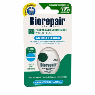 Biorepair Waxed Floss восъчен конец за зъби 50 m