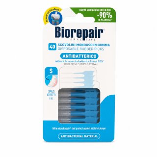 Biorepair Disposable Rubber Picks интердентални клечки за зъби 40 pcs S