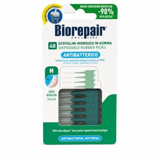 Biorepair Disposable Rubber Picks интердентални клечки за зъби 40 pcs M