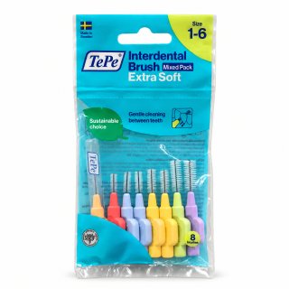 TePe Interdental Brush интердентални четки Extra Soft 8 pcs Mixed Pack