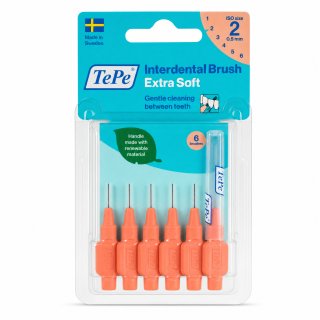TePe Interdental Brush интердентални четки Extra Soft 6 pcs 0,5 mm