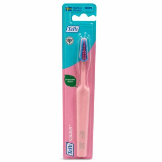TePe Colour четка за зъби Soft Toothbrush Light Pink