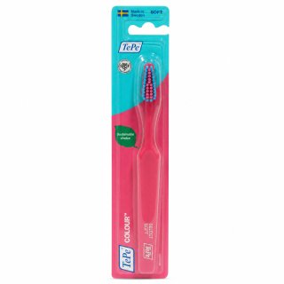 TePe Colour четка за зъби Soft Toothbrush Pink