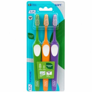 TePe Supreme четка за зъби Toothbrush 3 pcs Soft