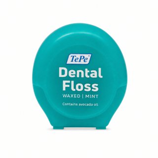 TePe Dental Floss восъчен конец за зъби Waxed Mint 40 m