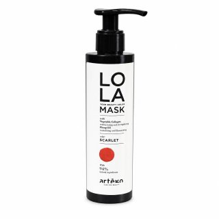 Artègo Lola Your Beauty Colour Mask подхранваща маска с цветни пигменти за съживяване на червените оттенъци Scarlet 200 ml