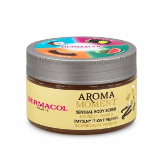 Dermacol Aroma Moment пилинг за тяло Body Scrub Vanilla Bourbon 200 g