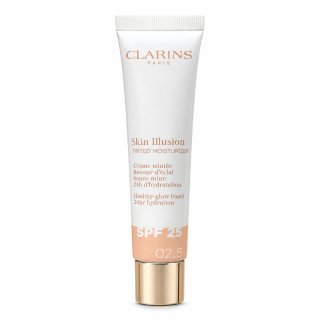 Clarins Skin Illusion тониращ защитен крем Tinted Moisturizer SPF 25 02.5 40 ml