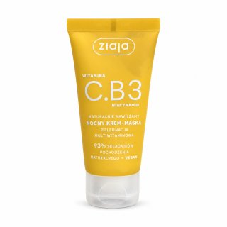 Ziaja Vitamin C.B3 Niacinamide нощна маска Night Cream-Mask 50 ml
